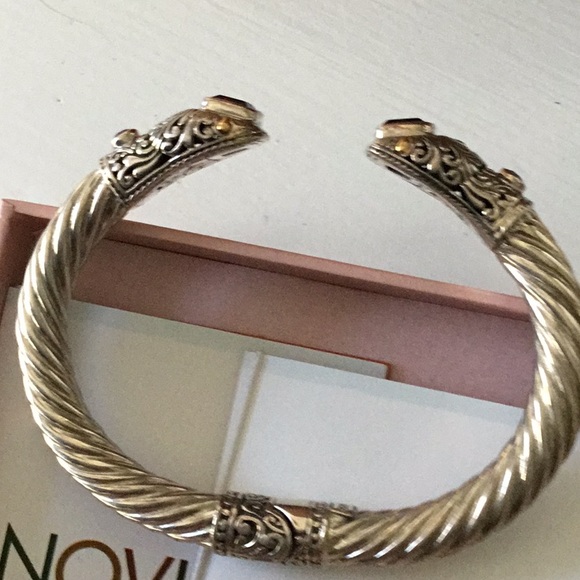 Novica Amethyst and Silver bracelet - Picture 3 of 4